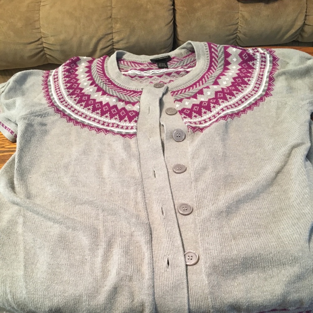 Shirt sleeved sweater